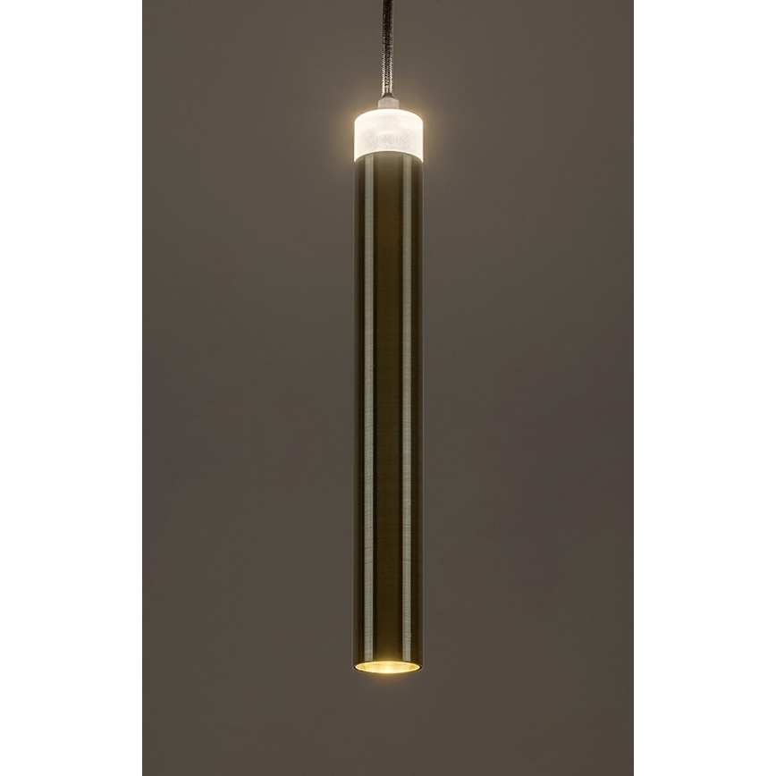 Rabalux - LED Luster na lanku LED/10W/230V 4000K čierna/zlatá