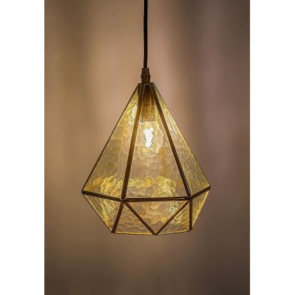 Rabalux - Tiffany vitrážový luster na lanku 1xE14/40W/230V zlatá