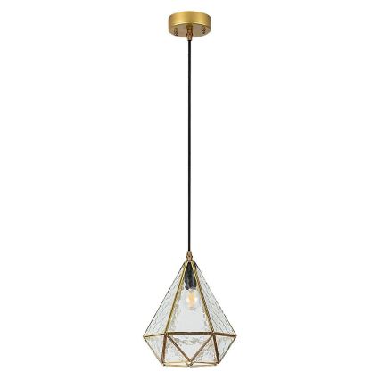 Rabalux - Tiffany vitrážový luster na lanku 1xE14/40W/230V zlatá