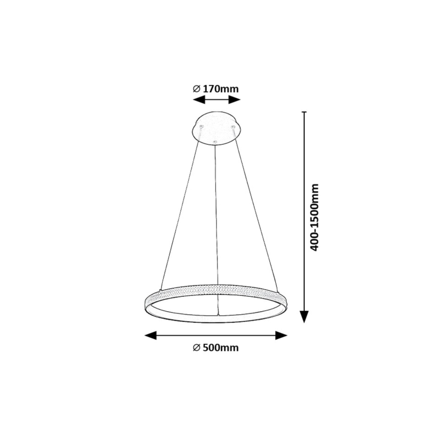 Rabalux - LED Luster na lanku LED/32W/230V 3000K