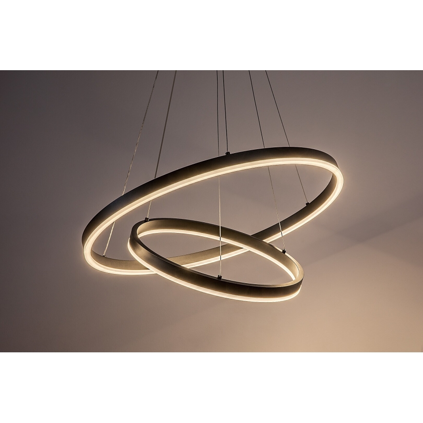 Rabalux - LED stmievateľný závesný luster na lane LED/80W/230V 3000-6500K + diaľkové ovládanie