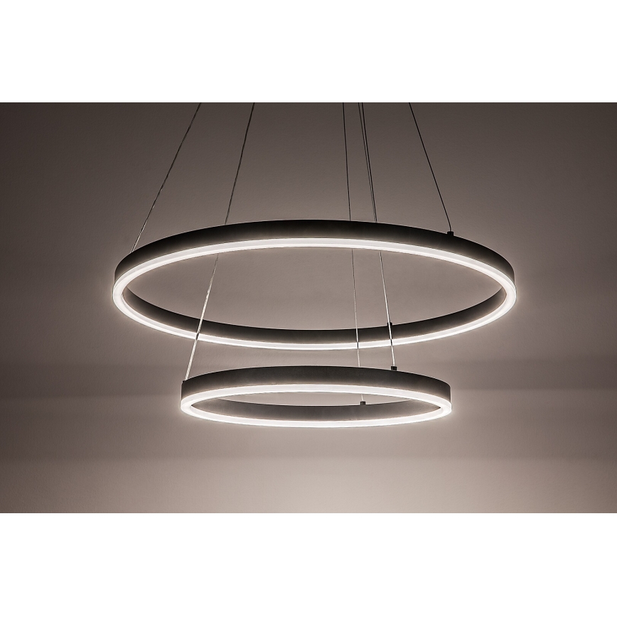 Rabalux - LED stmievateľný závesný luster na lane LED/80W/230V 3000-6500K + diaľkové ovládanie