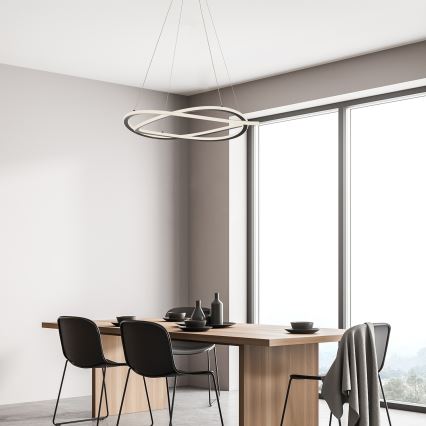 Rabalux - LED stmievateľný luster na lanku LED/75W/230V 3000-6500K + diaľkové ovládanie