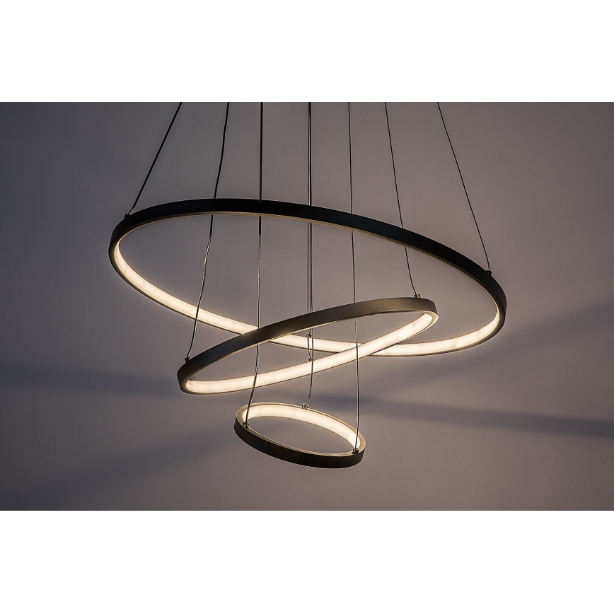 Rabalux - LED Stmievateľný luster na lane LED/90W/230V 3000-6500K + diaľkové ovládanie