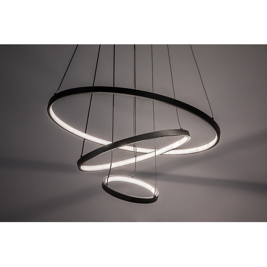 Rabalux - LED Stmievateľný luster na lane LED/90W/230V 3000-6500K + diaľkové ovládanie