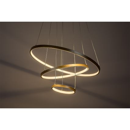 Rabalux - LED stmievateľný luster na lanku LED/90W/230V 3000-6500K + diaľkový ovládač