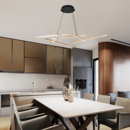 Rabalux - LED Stmievateľný luster na lanku LED/40W/230V 3000-6500K + diaľkové ovládanie