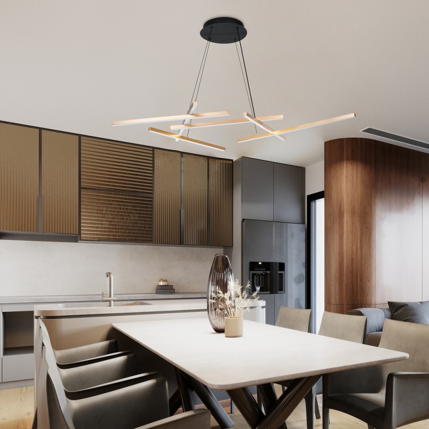 Rabalux - LED Stmievateľný luster na lanku LED/40W/230V 3000-6500K + diaľkové ovládanie