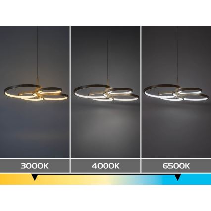 Rabalux - LED stmievateľný luster na lane LED/70W/230V 3000-6500K + diaľkové ovládanie