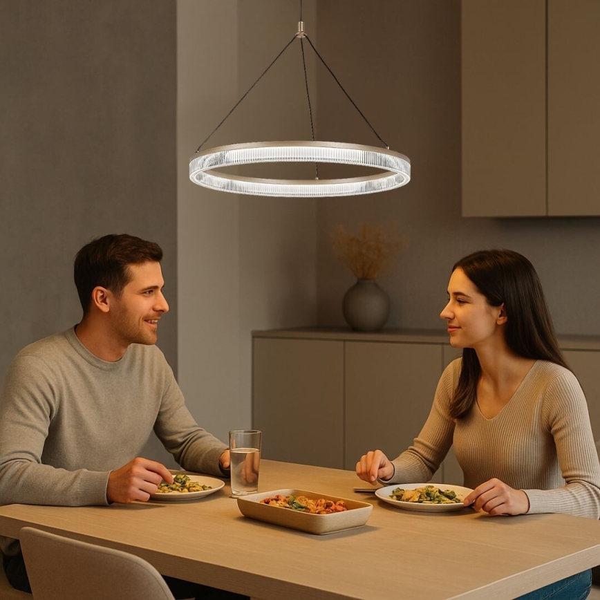 Rabalux - LED stmievateľný luster na lanku LED/24W/230V 3000-6500K + diaľkové ovládanie