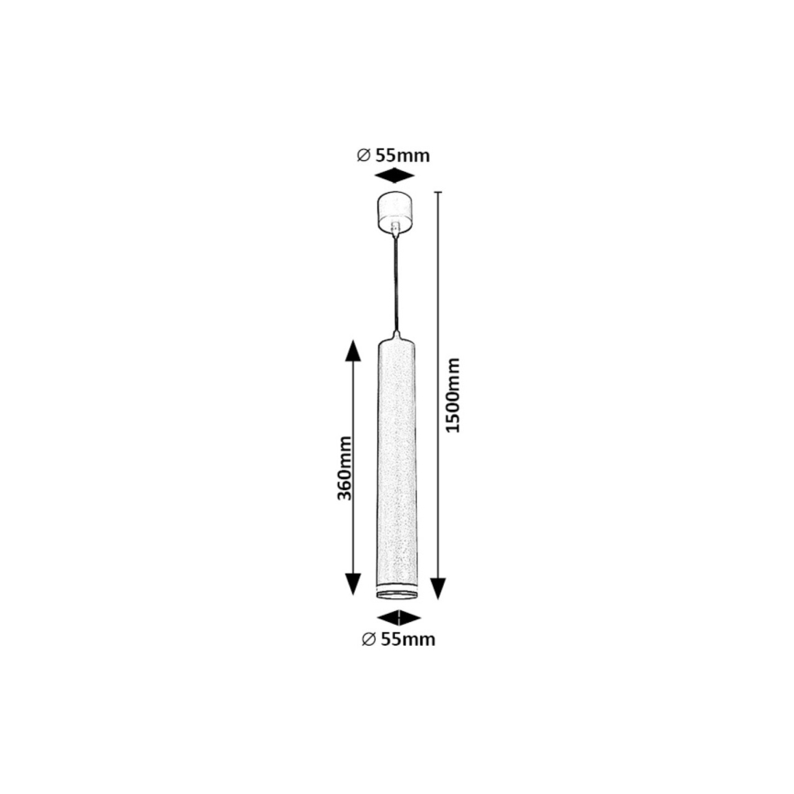 Rabalux - Luster na lanku 1xGU10/5W/230V