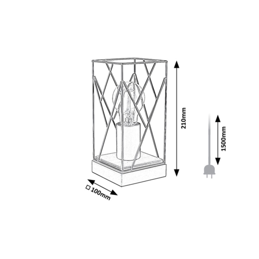 Rabalux - Stolná lampa 1xE27/40W/230V