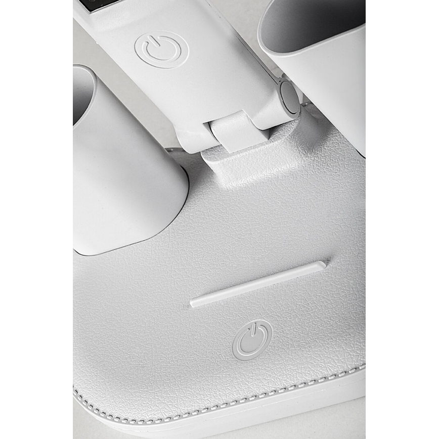 Rabalux - LED Stmievateľná stolná lampa s ventilátorom LED/7W/5V 3000/4000/6500K