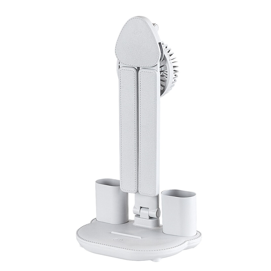 Rabalux - LED Stmievateľná stolná lampa s ventilátorom LED/7W/5V 3000/4000/6500K