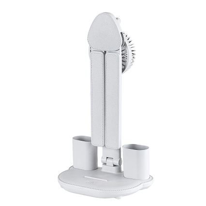 Rabalux - LED Stmievateľná stolná lampa s ventilátorom a displejom LED/7W/5V 3000/4000/6500K