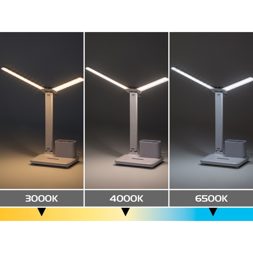 Rabalux - stmievateľná dotyková stolová lampa LED/5W/5V 3000/4000/6500K