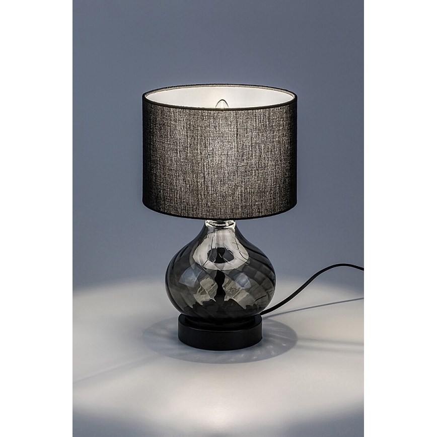 Rabalux - Stolná lampa 1xE14/25W/230V dymová
