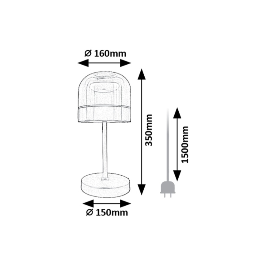 Rabalux - LED Stmievateľná stolná lampa LED/13W/230V 3000/4000/6000K