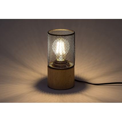 Rabalux - Stolná lampa 1xE27/25W/230V buk