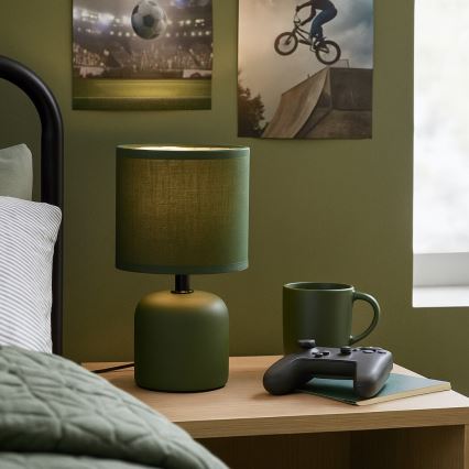 Rabalux - Stolná lampa 1xE14/40W/230V zelená