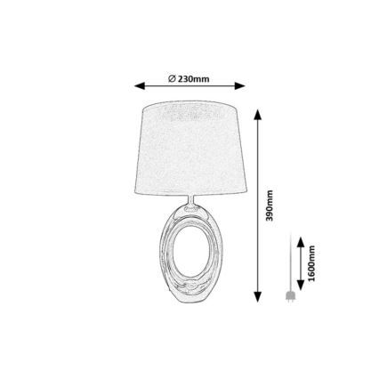 Rabalux - Stolová lampa 1xE14/25W/230V