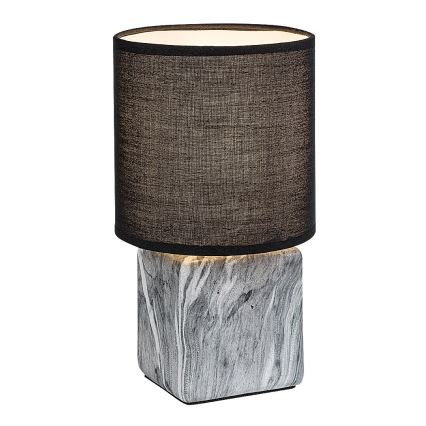 Rabalux - Stolná lampa 1xE14/40W/230V, čierna s mramorovým dekorom
