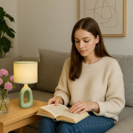 Rabalux - Stolová lampa 1xE14/40W/230V zelená