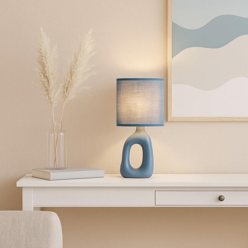 Rabalux - Stolová lampa 1xE14/40W/230V modrá