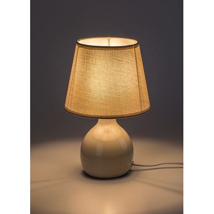 Rabalux - Stolná lampa 1xE14/40W/230V béžová