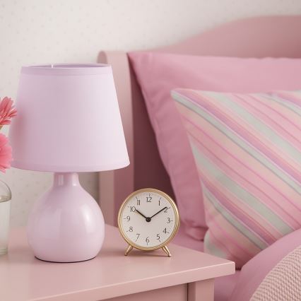 Rabalux - Stolná lampa 1xE14/40W/230V ružová