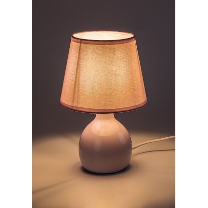 Rabalux - Stolná lampa 1xE14/40W/230V ružová