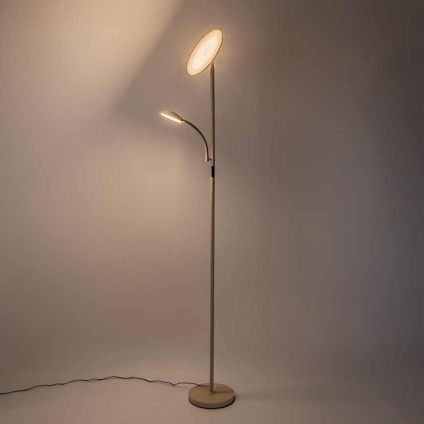 Rabalux - LED stmievateľná stojacia lampa LED/23W/230V 3000/4200/6500 béžová