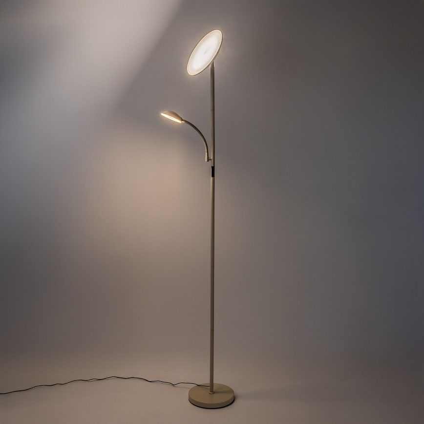 Rabalux - LED stmievateľná stojacia lampa LED/23W/230V 3000/4200/6500 béžová