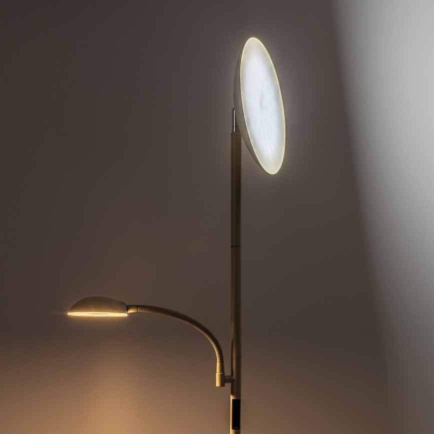 Rabalux - LED stmievateľná stojacia lampa LED/23W/230V 3000/4200/6500 béžová