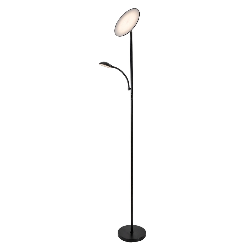 Rabalux - LED Stmievateľná stojacia lampa LED/23W/230V 3000/4200/6500 čierna