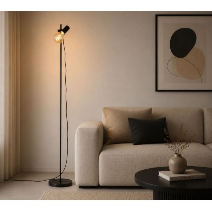 Rabalux - Stojacia lampa 1xE27/60W/230V čierna