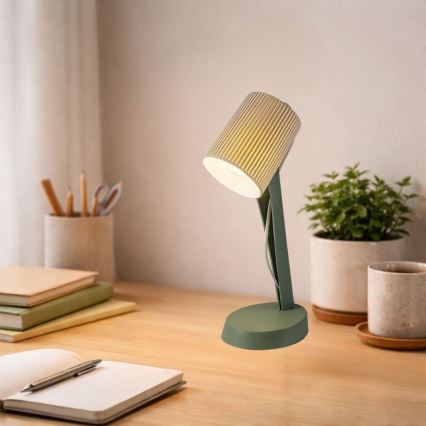 Rabalux - Stolná lampa 1xE14/11W/230V zelená