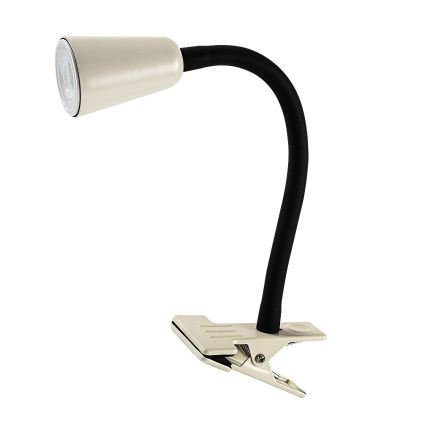 Rabalux - Stolná lampa s klipom 1xGU10/7W/230V krémová