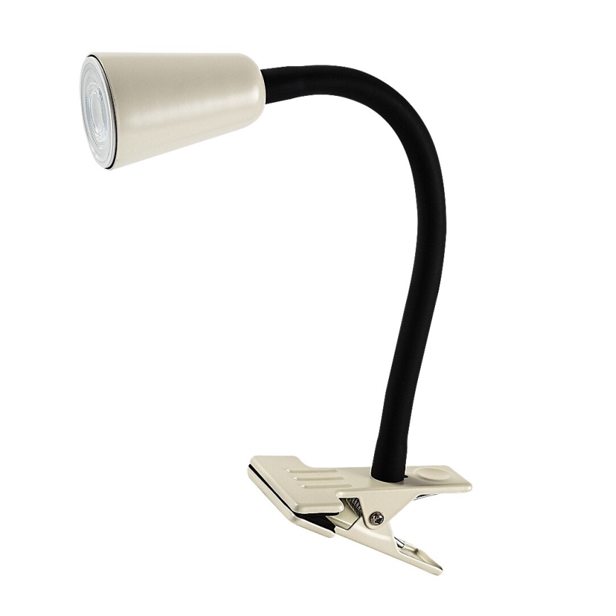 Rabalux - Stolná lampa s klipom 1xGU10/7W/230V krémová