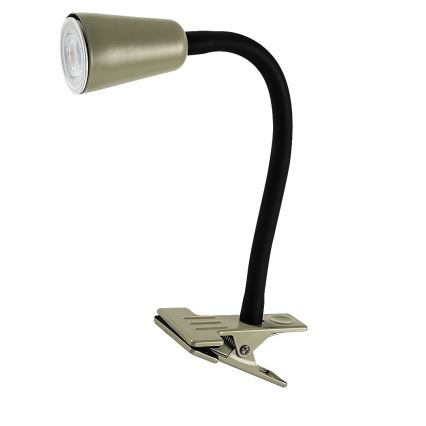 Rabalux - Stolná lampa s klipom 1xGU10/7W/230V khaki