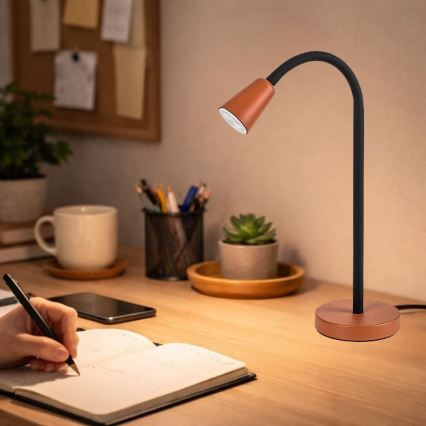 Rabalux - Stolová lampa 1xGU10/7W/230V oranžová