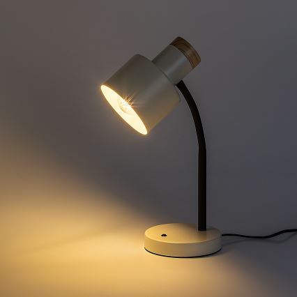 Rabalux - Stolná lampa 1xE27/20W/230V krémová