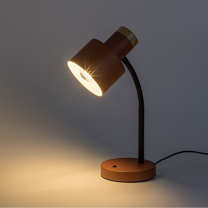 Rabalux - Stolná lampa 1xE27/20W/230V oranžová