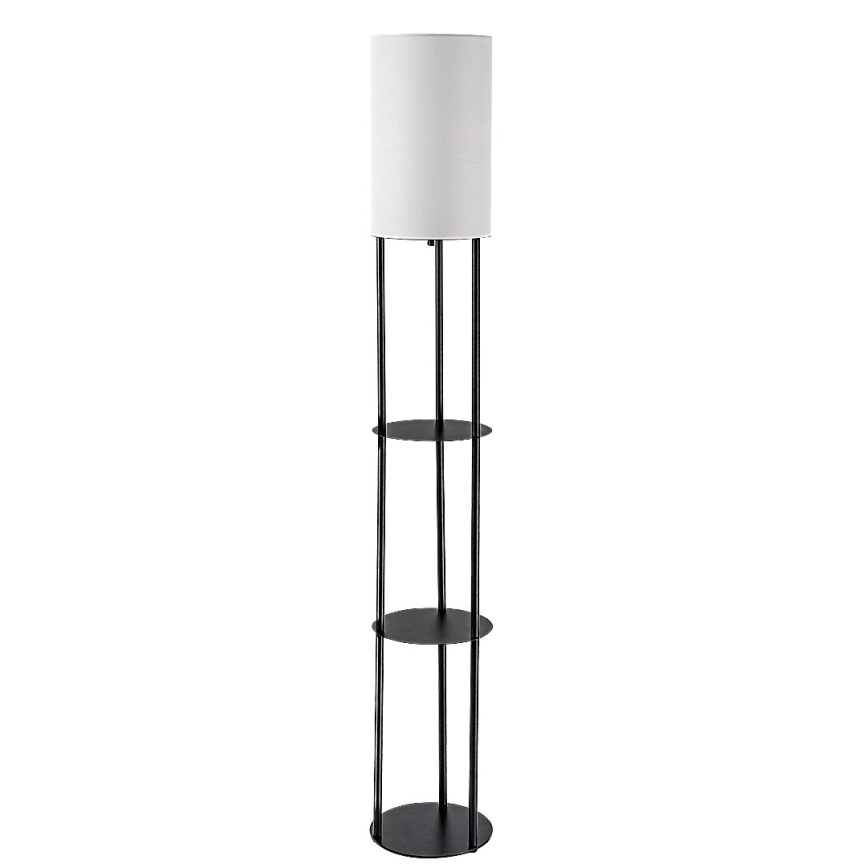 Rabalux - Stojacia lampa s policami 1xE27/40W/230V čierna