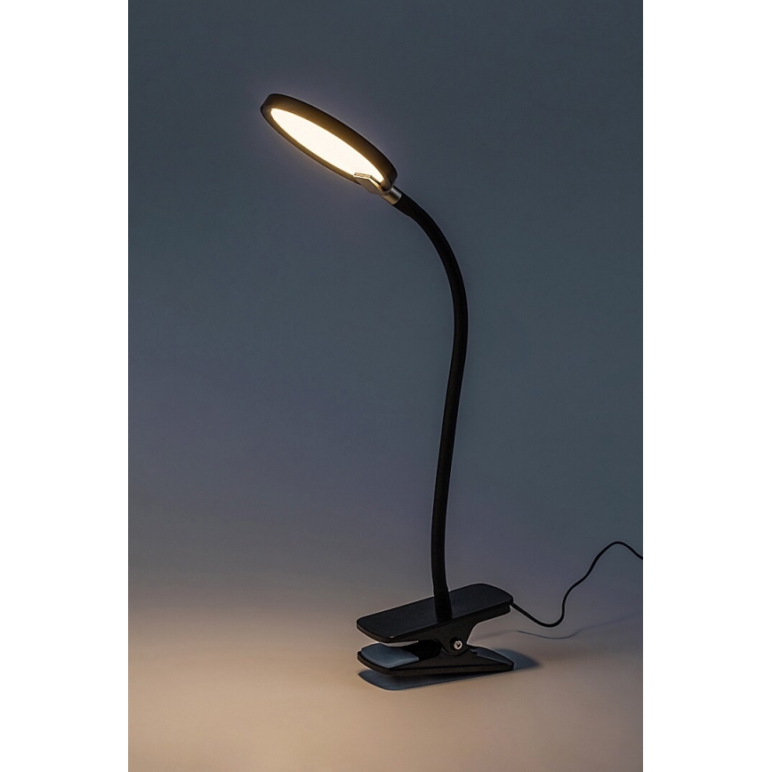 Rabalux - LED Stmievateľná stolná lampa s klipom LED/7W/230V 3000K