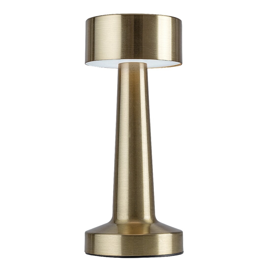 Rabalux - LED Nabíjacia dotyková stolná lampa LED/2,7W/5V 1200mAh 3000/4000/6000K zlatá
