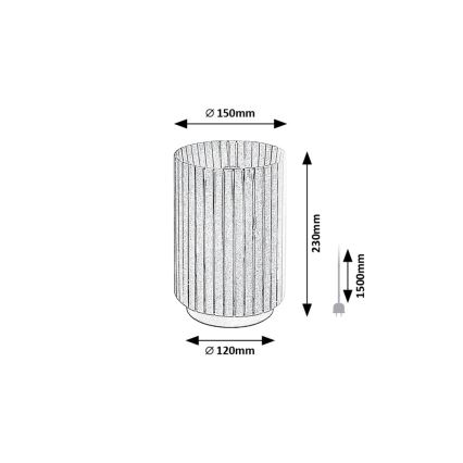 Rabalux - Stolná lampa 1xE27/6W/230V