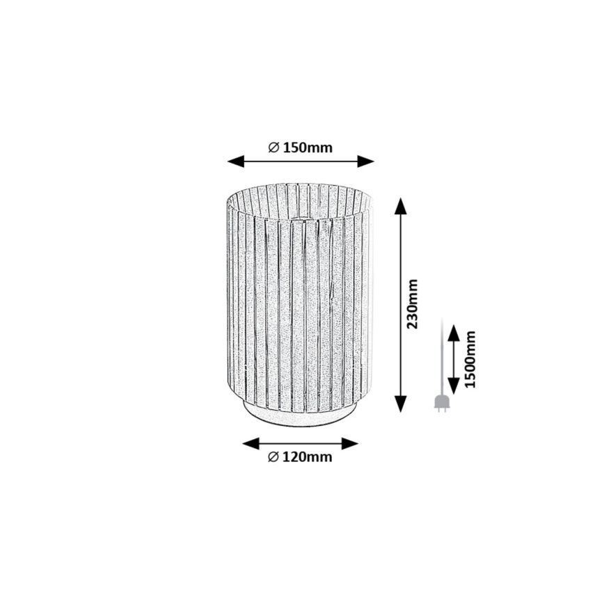 Rabalux - Stolná lampa 1xE27/6W/230V