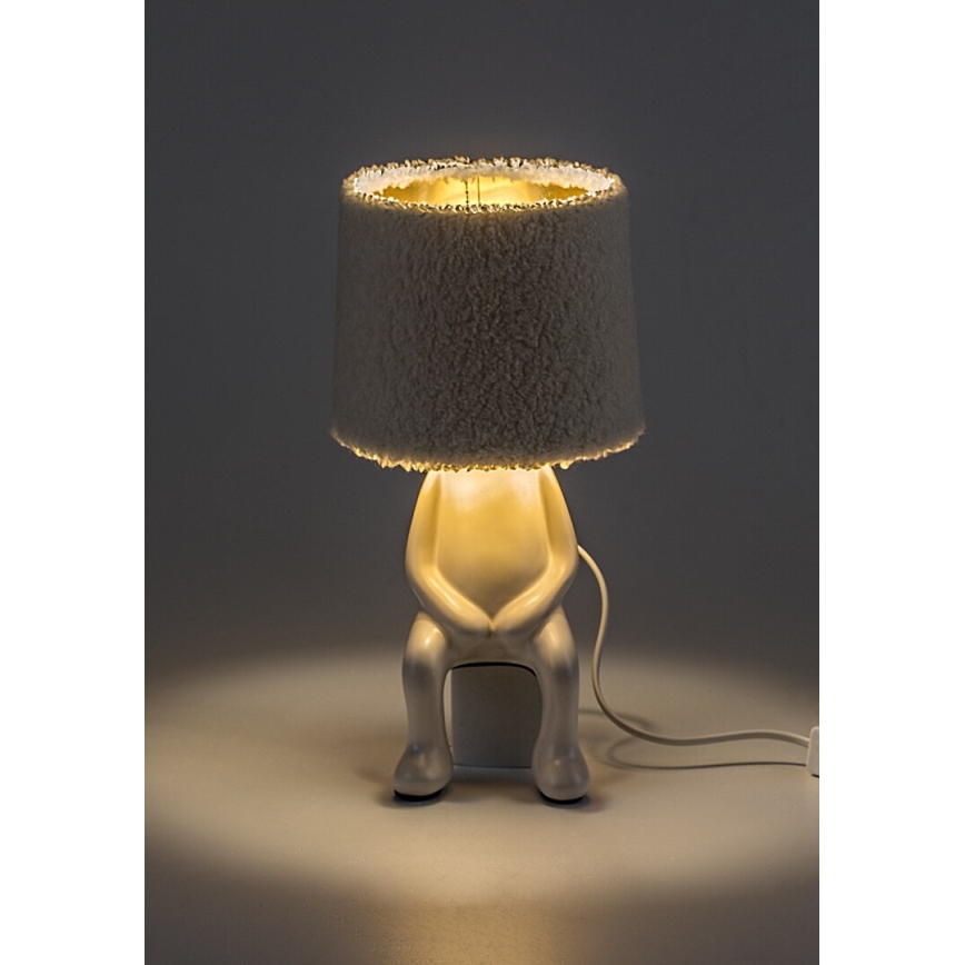 Rabalux - Stolná lampa 1xE14/40W/230V biela