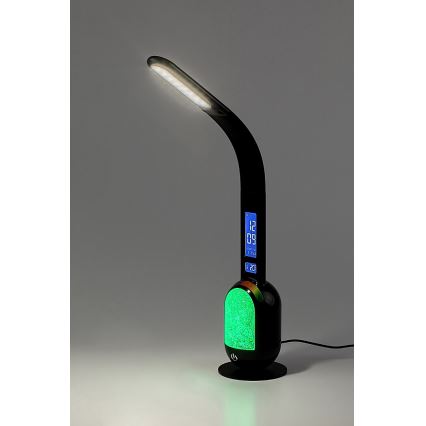 Rabalux - LED RGB Stmievateľná stolná lampa LED/5W/230V čierna